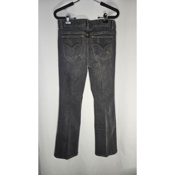 Vintage Harley-Davidson Women's Gray Wash Denim Jeans Sz 4 Bootcut Leg Biker - Picture 4 of 11
